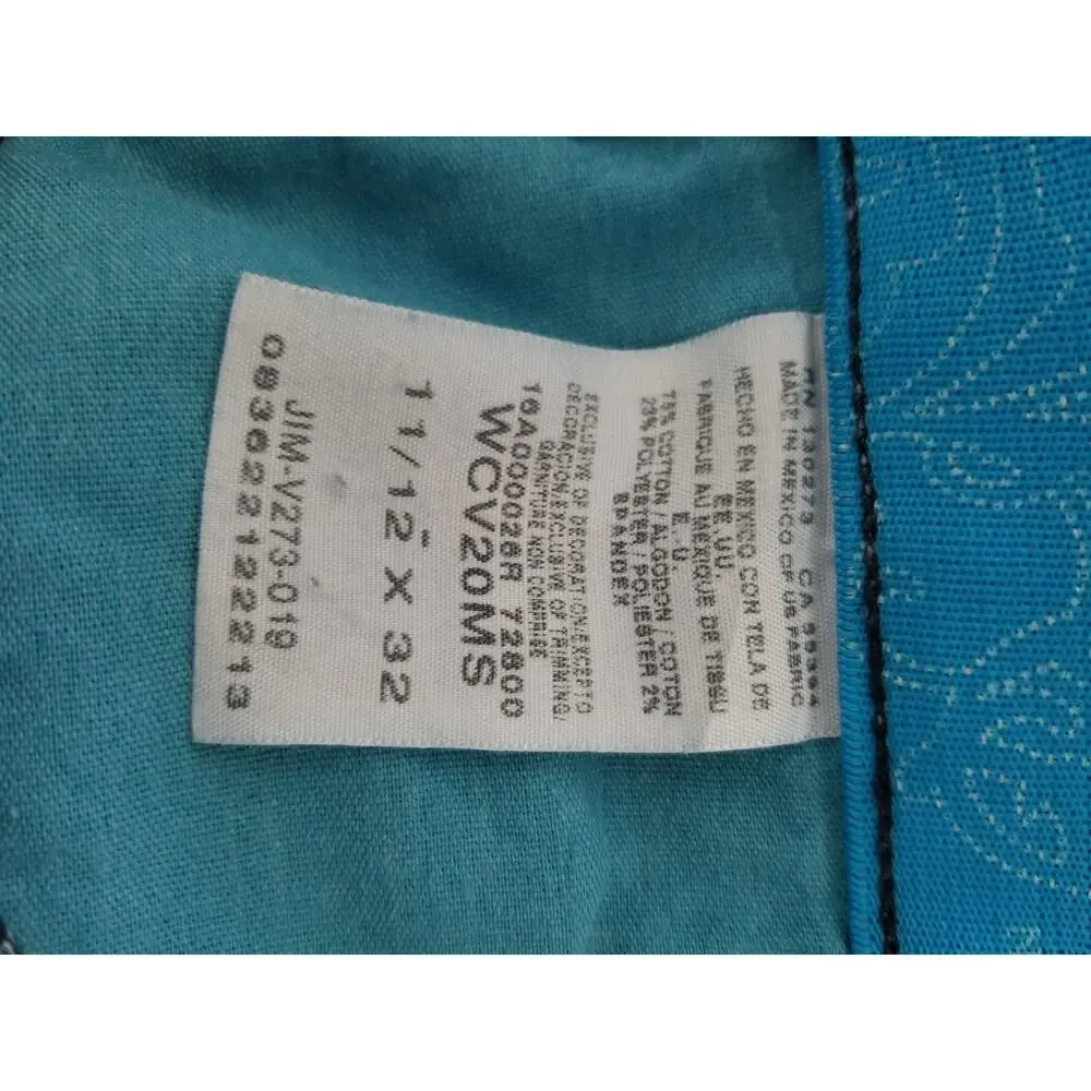 Wrangler Q-Baby WCV20MS Women's 11/12x32 Bootcut Med Wash Jeans No Gap Waistband